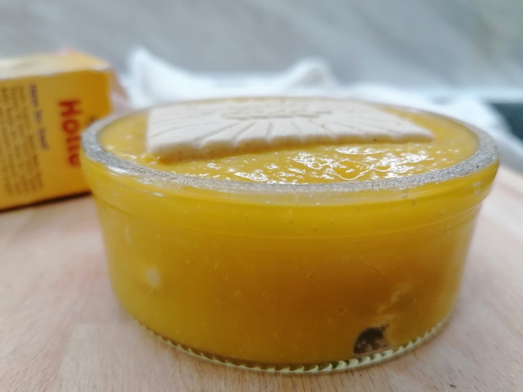 Бърза бебешка бисквитена торта „Манго“