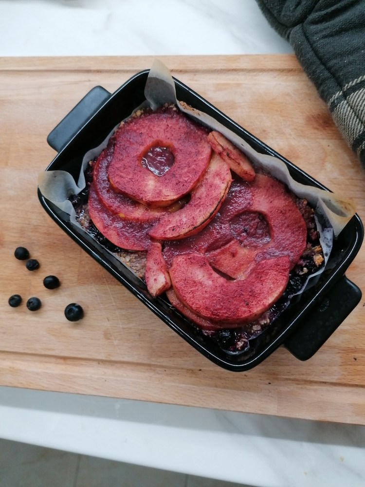 Овесен ябълков пай